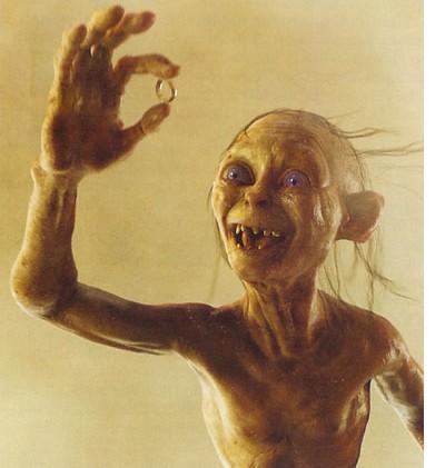Here's Gandalf in The Lord of the Rings: Gollum